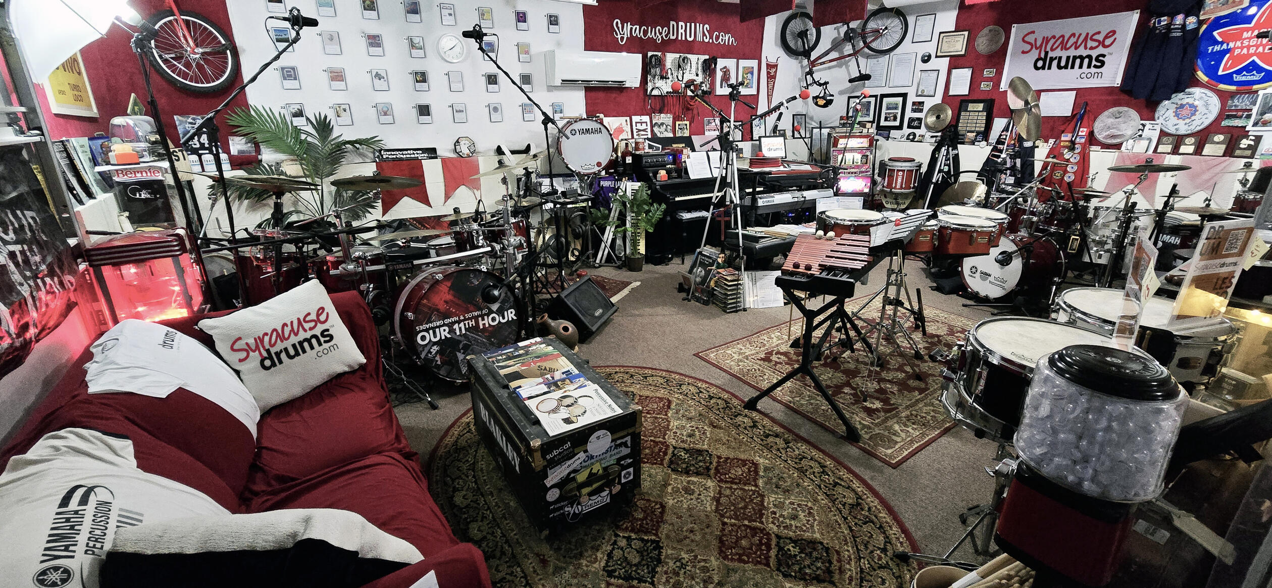 Syracuse Drums Full Studio All the drums and accessories in the SyracuseDrums studio!
