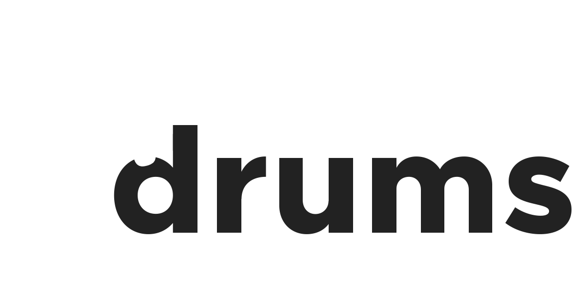 SyracuseDrums.com Logo The black and while syracuse drums logo for drum set lessons
